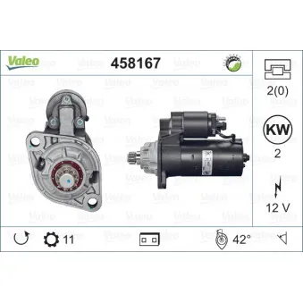 Démarreur VALEO 458167