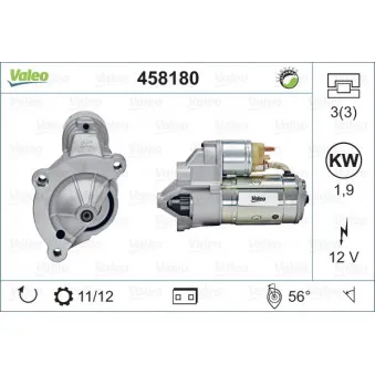 Démarreur VALEO 458180