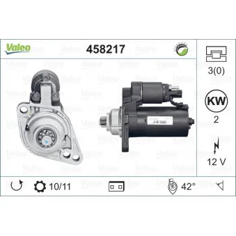 Démarreur VALEO 458217