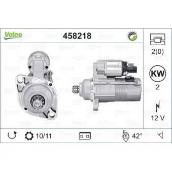 Démarreur VALEO 458218