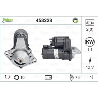 Démarreur VALEO 458228