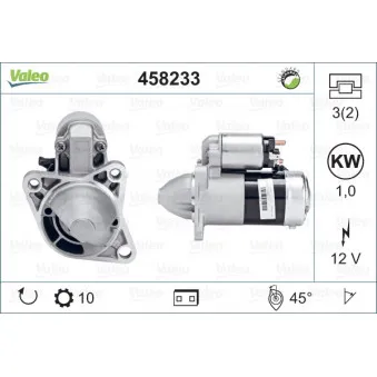 Démarreur VALEO 458233