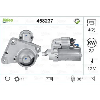 Démarreur VALEO 458237