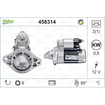 Démarreur VALEO 458314