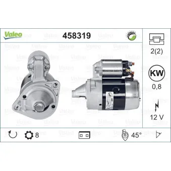 Démarreur VALEO 458319