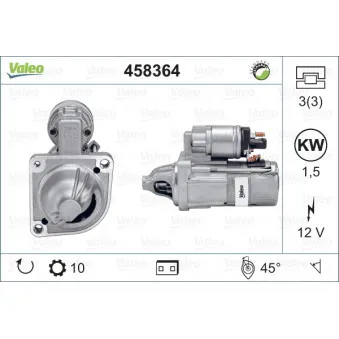 Démarreur VALEO 458364