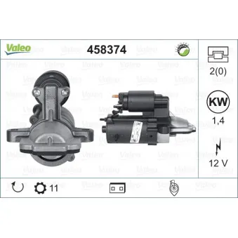 Démarreur VALEO 458374