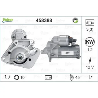 Démarreur VALEO 458388