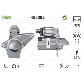 Démarreur VALEO 458392