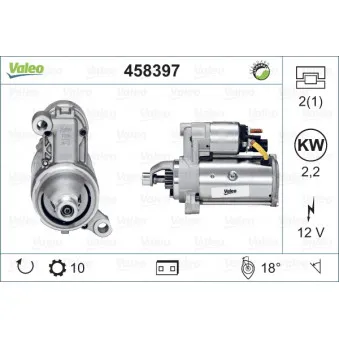 Démarreur VALEO 458397