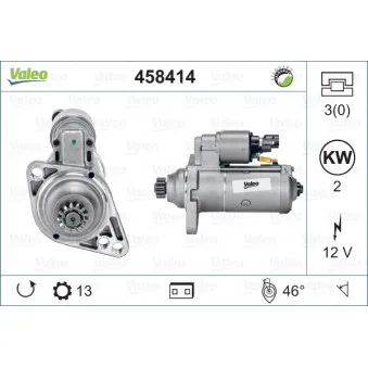 Démarreur VALEO 458414