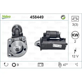 Démarreur VALEO 458449