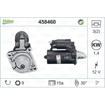 Démarreur VALEO 458460