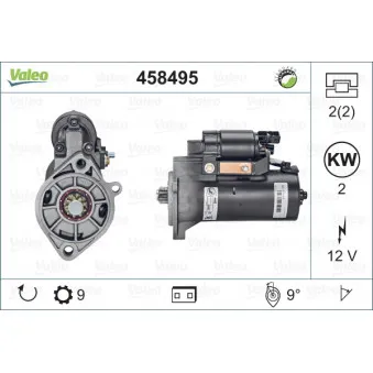 Démarreur VALEO 458495
