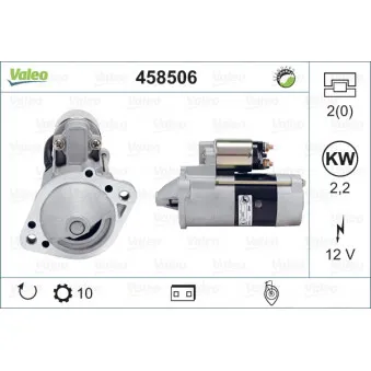 Démarreur VALEO 458506