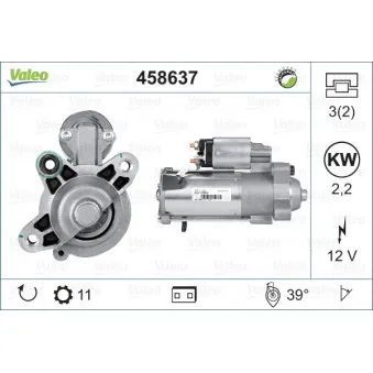 Démarreur VALEO 458637