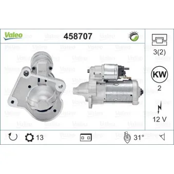 Démarreur VALEO 458707