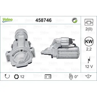 Démarreur VALEO 458746