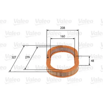 Filtre à air VALEO 585722