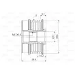 Poulie roue libre, alternateur VALEO 588111 - Visuel 2
