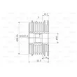 Poulie roue libre, alternateur VALEO 588114 - Visuel 2