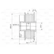 Poulie roue libre, alternateur VALEO 588115 - Visuel 2