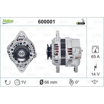 Alternateur VALEO 600001