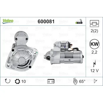 Démarreur VALEO 600081