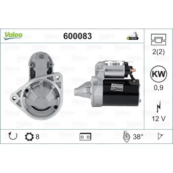 Démarreur VALEO 600083