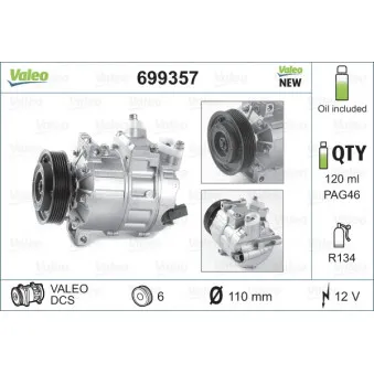 Compresseur, climatisation VALEO