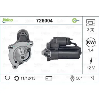 Démarreur VALEO 726004