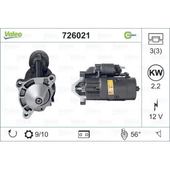 Démarreur VALEO 726021