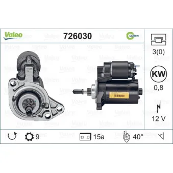 Démarreur VALEO 726030