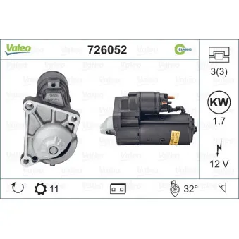 Démarreur VALEO 726052