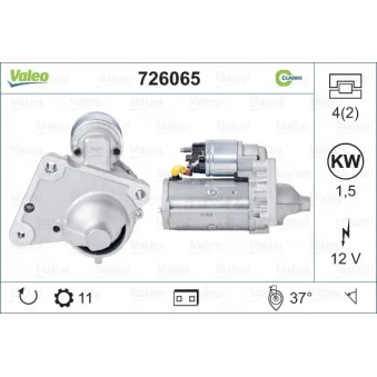 Démarreur VALEO 726065