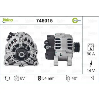 Alternateur VALEO 746015