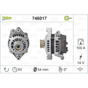 Alternateur VALEO 746017