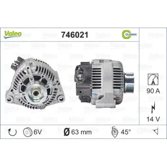 Alternateur VALEO 746021
