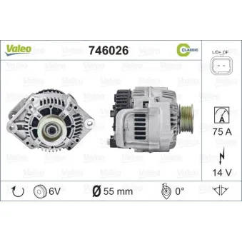 Alternateur VALEO 746026