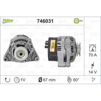 Alternateur VALEO 746031