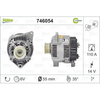 Alternateur VALEO 746054