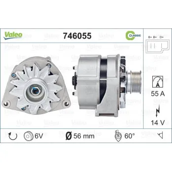 Alternateur VALEO 746055