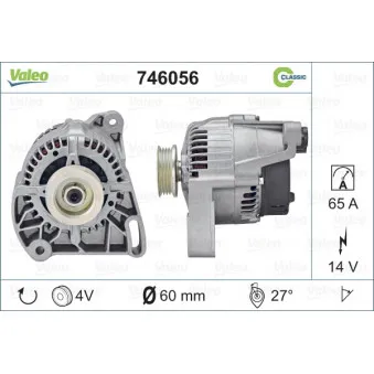 Alternateur VALEO 746056