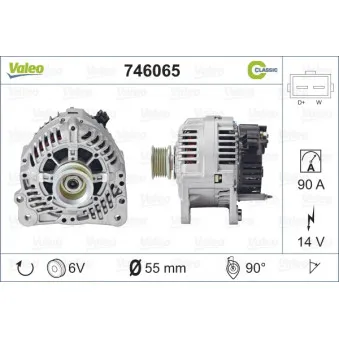 Alternateur VALEO 746065