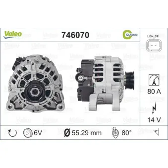 Alternateur VALEO 746070