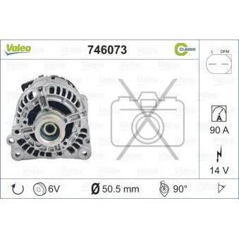 Alternateur VALEO 746073