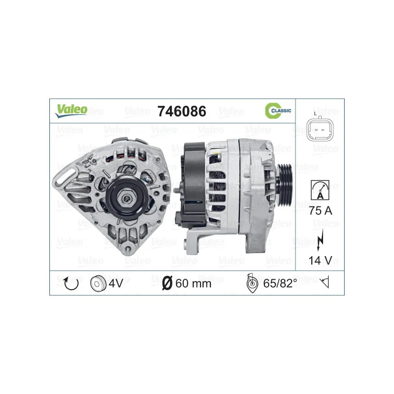 Alternateur VALEO 746086
