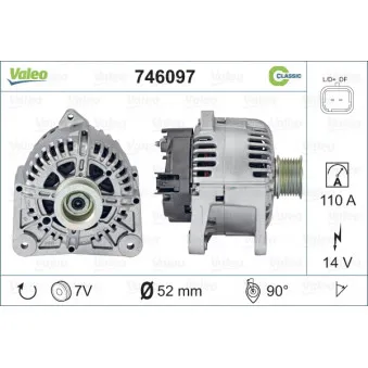 Alternateur VALEO 746097