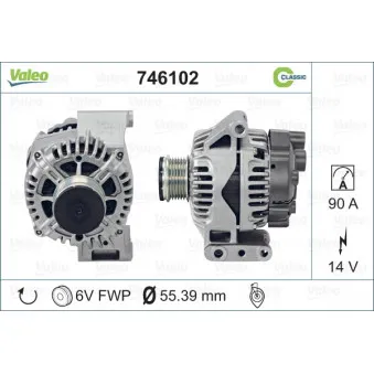 Alternateur VALEO 746102
