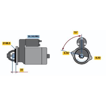Démarreur BOSCH 0 001 112 035